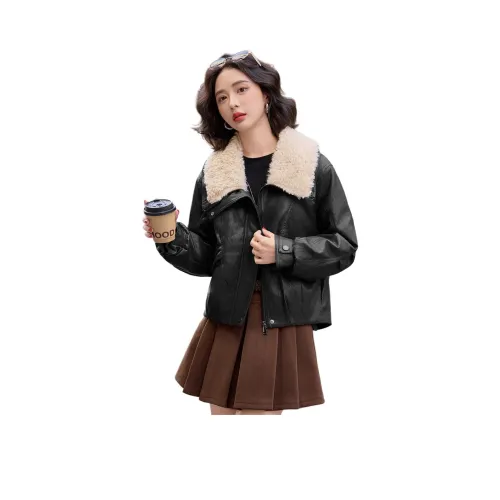 Куртка из кожи Kangaroo женская