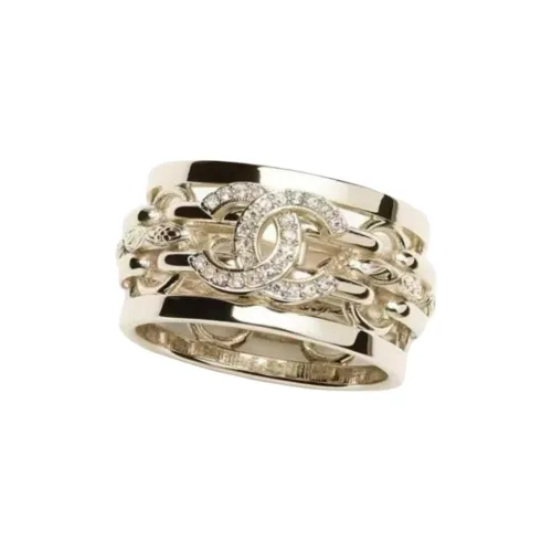 CHANEL Rhinestone Rings Unisex CHANEL Стразы Кольца Унисекс