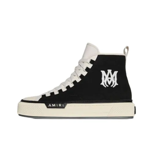 AMIRI Высокие кеды женские черные белые