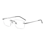 Matte Metal-Ultra-Lightweight Чистый Титан-Улучшенный Градиент Серый Защита от Синего Света