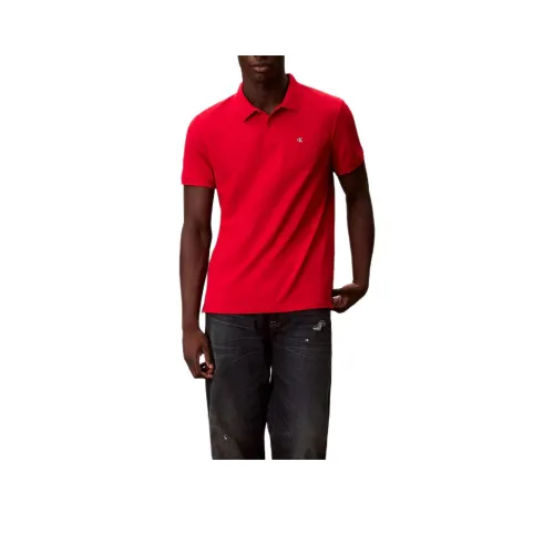Calvin Klein Red Men's Polo