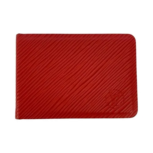 LOUIS VUITTON Кошелек из кожи EPI женский красный