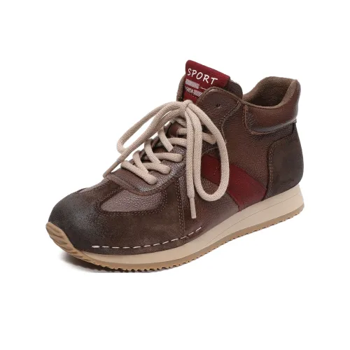 Devanro Термический Увеличивающий Высоту Устойчивый к Износу Низкий Топ Повседневная Обувь Женская