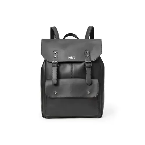VITRO ПУ (полиуретан) с полиэстером рюкзак стандартный унисекс черный кофейный