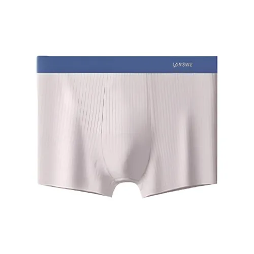 Lanza [1 Pack] Light Gray Men's Boxers