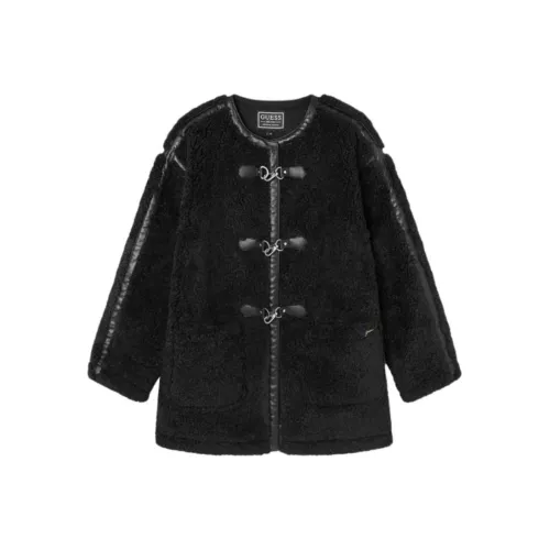 GUESS Черные Женские Бархатные Куртки