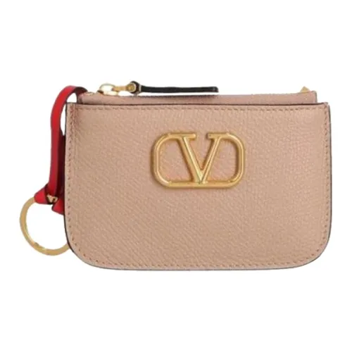 Valentino Кожа Монета Кошелек Кошелек Женские Умбра