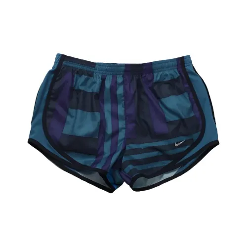 Nike Blue Color Block Women's Athletic Shorts