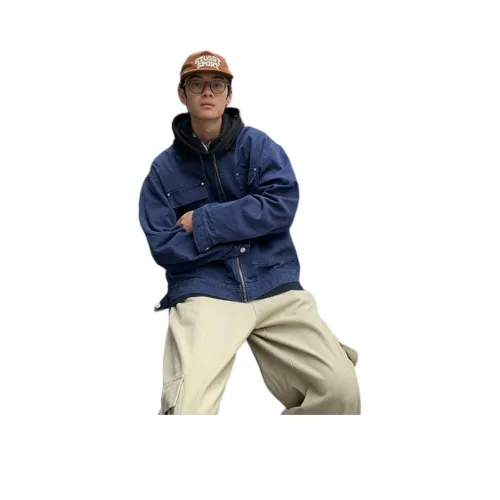 BEAR UNION Темно-синие унисекс куртки