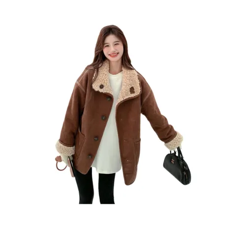 SIXUSICHOU Cropped Coat Women's