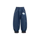 [Thickened и с флисовой подкладкой]Dewi Цветочный K Джинсовый синий