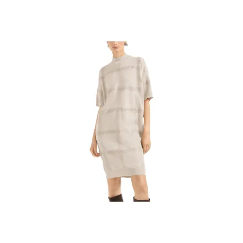 BRUNELLO CUCINELLI Короткое платье с короткими рукавами женское