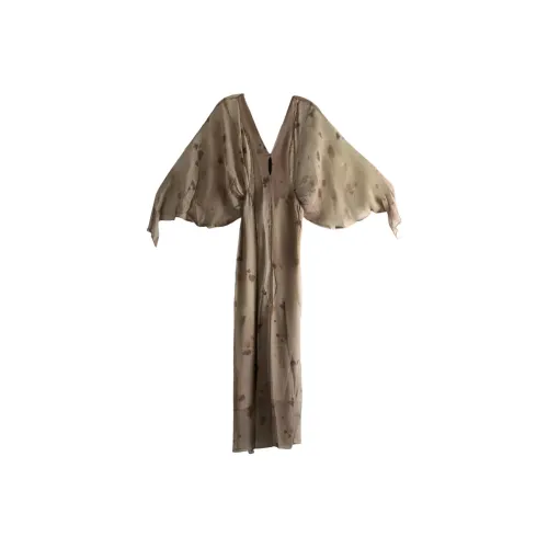 YANGKEHAN Длинное платье с длинными рукавами женское