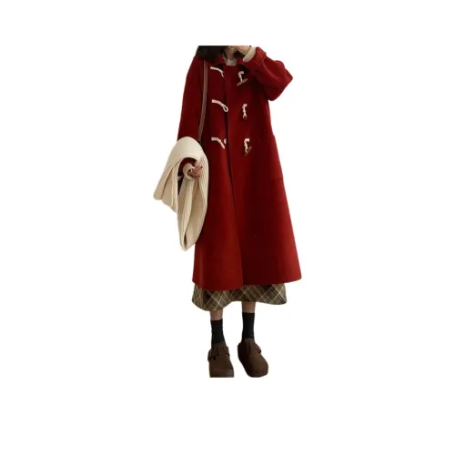 SIXUSICHOU Red Women's Coat SIXUSICHOU Красный Женский Пальто