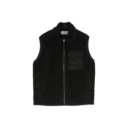 STONE ISLAND Черные Детские Жилеты