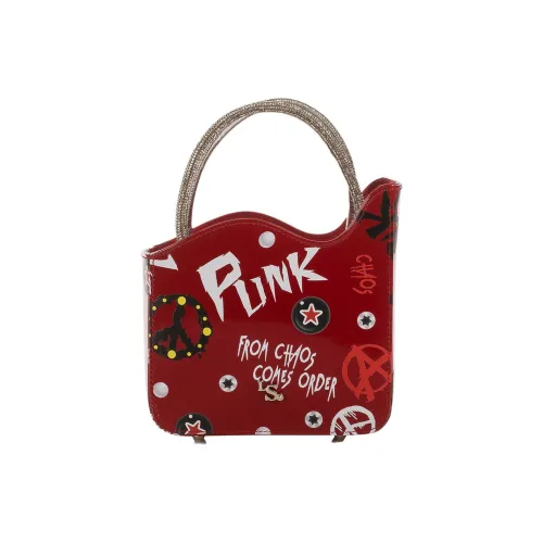 Le Silla Лакированная кожа Телячья кожа Сумка Мини Женские Красный Белый