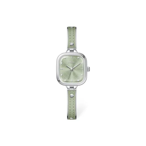 SCOTTIE Кварцевый механизм кожа металл ремешок женские часы многоцветный циферблат