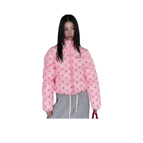 PZHK Розовый Женский Пуховик