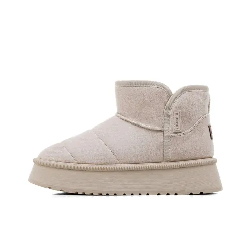 HUANQIU Термическое покрытие для увеличения высоты короткие сноубутсы женские бежевые