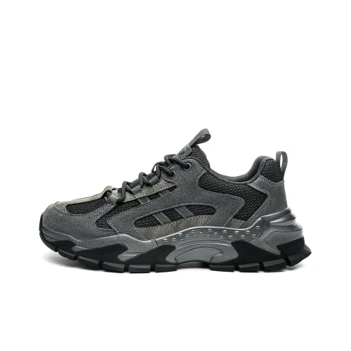 JEEP SPIRIT Низкий топ массивные кроссовки мужской Ancient городской серый