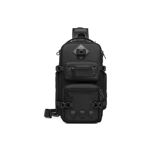 VIHUS X OZUKO Кожа Мембрана с Оксфордской Сумкой Sling Стандартная Мужская Черная