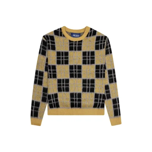 Awake NY совместный бренд Желтые Мужские Свитера