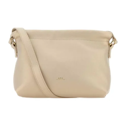 A.P.C Ninon Label Сумка через плечо Мини Женская Светлый Бежевый