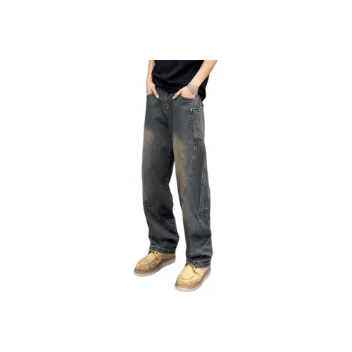 DEAR BETSY Винтажные синие унисекс джинсы