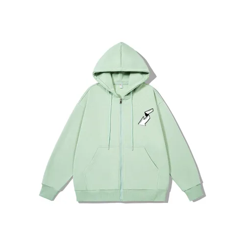 GDRG Светло-зеленый унисекс свитшоты