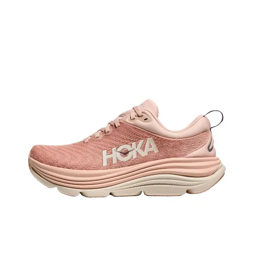 HOKA ONE ONE Gaviota 5 Дышащие Беговые Кроссовки Женские Розовые