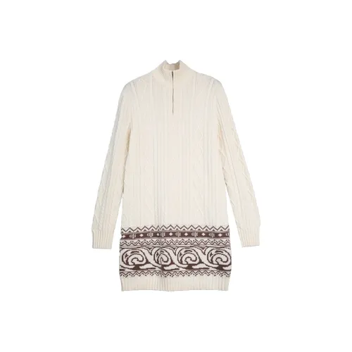 ELLE Длинное платье с длинными рукавами женское