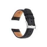 Черный без рисунка, плетение [Серебряная булавка]