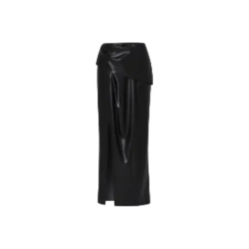 Fabrique Кожа Длинная Юбка Женская