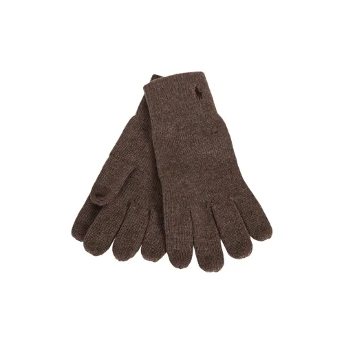 Polo Ralph Lauren Шерстяные Перчатки Мужские Коричневые