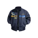 Темно-синий, утепленный