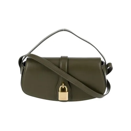 CELINE Tabou Коровья кожа Одно плечо Сумка Мини Женская Зеленая