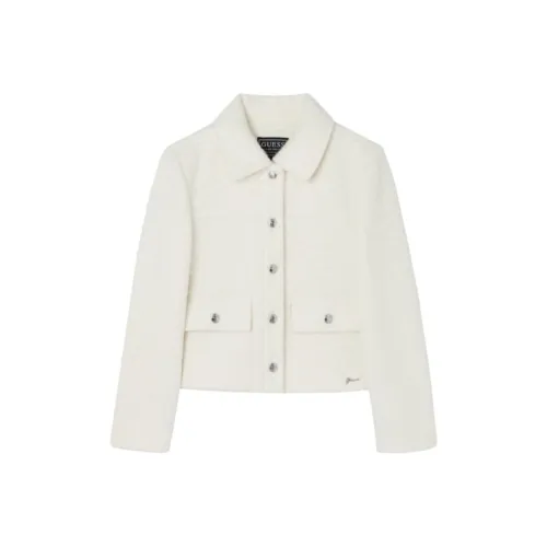 GUESS Сливочный Женский Куртки
