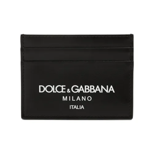 Dolce Gabbana Гладкая кожа Картхолдер Мужской Черный