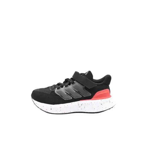 Adidas ULTRARUN 5 Slip Устойчивый к истиранию Низкий Топ Детская беговая обувь Черный Детский