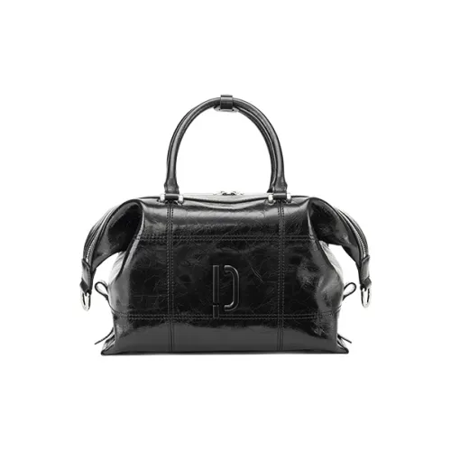 PECO Joker Collection Натуральная кожа коровья кожа Эксклюзивное коммутирование Бостон Путешествие Средний Унисекс Черный Коричневый