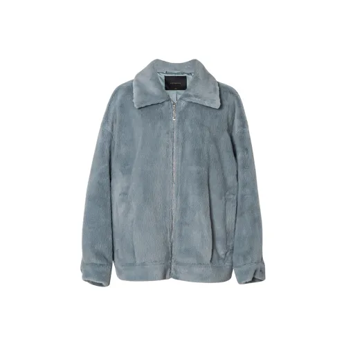 ROEYSHOUSE Бирюзовый Женские Меховые изделия