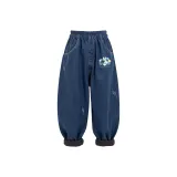 [Thickened и с флисовой подкладкой] Di Улыбка Цветочный Дизайн K Джинсовый Синий