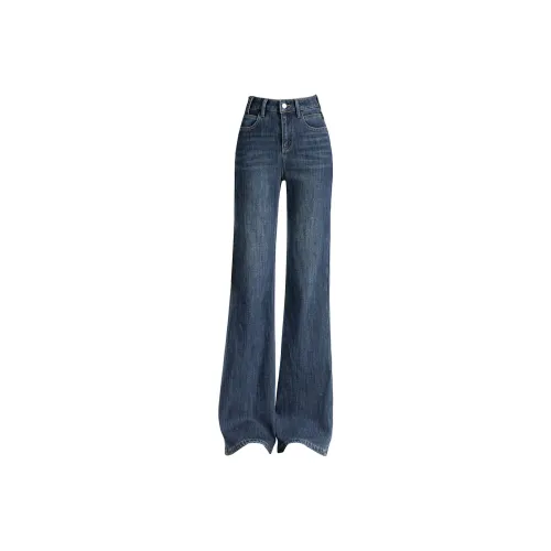 Weixi Винтажные синие женские джинсы