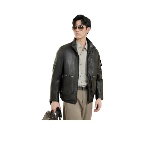 Beast King кожаная куртка натуральная кожа мужская