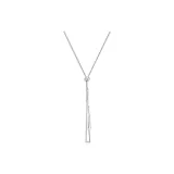 Геометрический треугольник, ожерелье, серебро