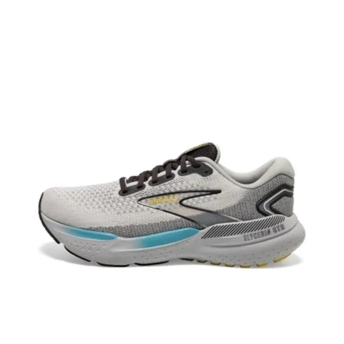 Brooks Glycerin GTS Slip-resistant Low Top Беговые кроссовки Мужские Серый Синий