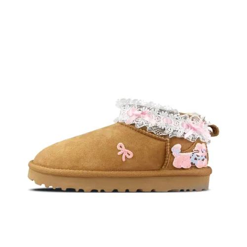 UGG CLASSIC ULTRA MINI Термические ботинки до щиколотки (размер в длину) Женские Каштаново-коричневые