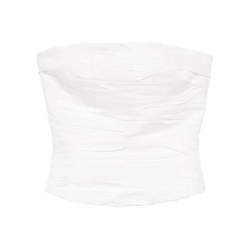 Aje Белый Женский Топ без бретелек