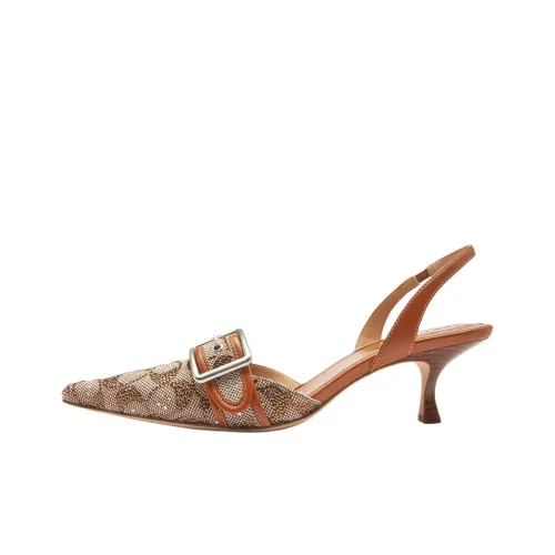 COACH Margot Узкий каблук Высокие каблуки 5,7 см Женские Коричневый