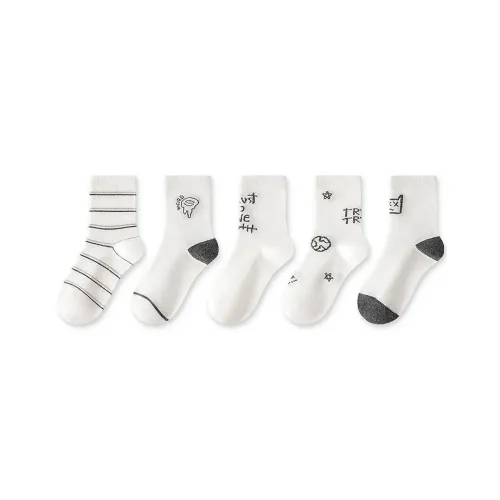 MQD Kids Носки 5 пар белых SHADES Детский